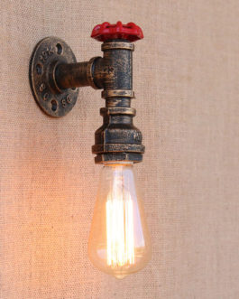 Vintage Steam Punk Water Pipe Wall lamp