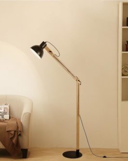 Creative Three Wooden Adjustable Floor Lamp