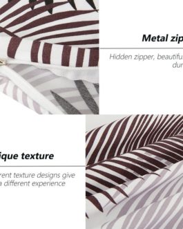 Simple Leaves Printed Comfortable Bedding